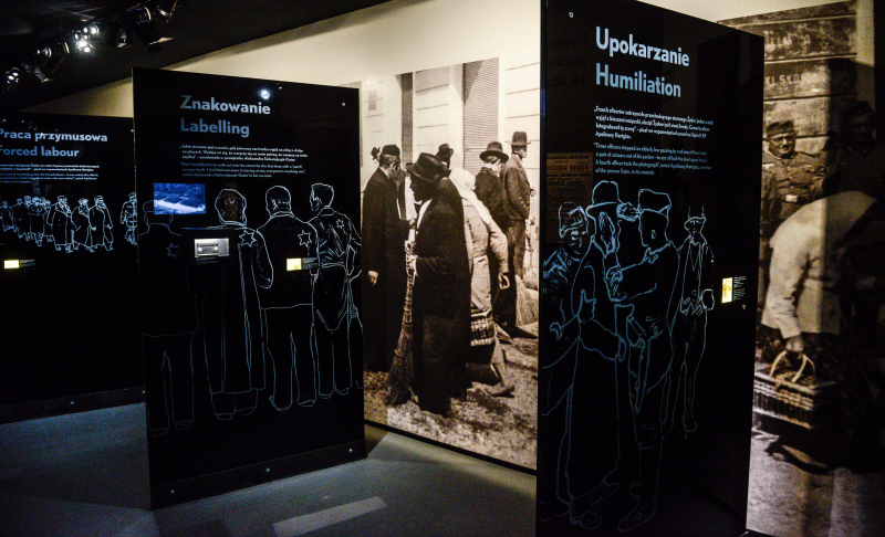 Fragment wystawy stałej w Muzeum Historii Żydów Polskich. Fot. PAP/Jakub Kamiński