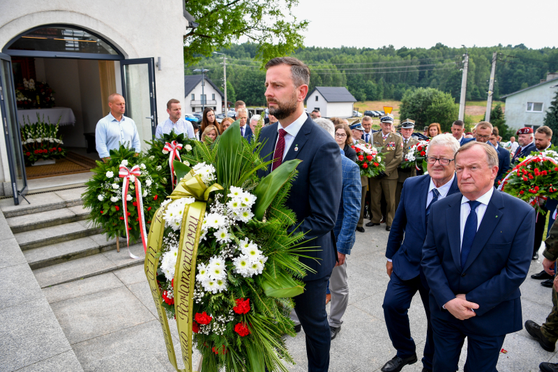 Obchody Dnia Walki i Męczeństwa Wsi. 12 lipca 2025 r. mija 80. rocznica pacyfikacji wsi Michniów. Fot. PAP/Piotr Polak
