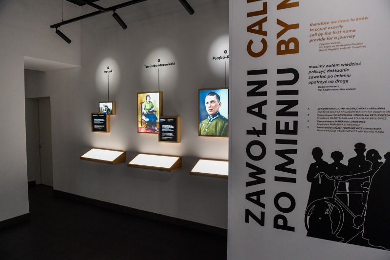 Galeria wystawiennicza Instytutu Pileckiego „DeBeK” w Domu Bez Kantów przy ul. Królewskiej 2 w Warszawie, 19 września 2023 r. Fot. PAP/Piotr Nowak