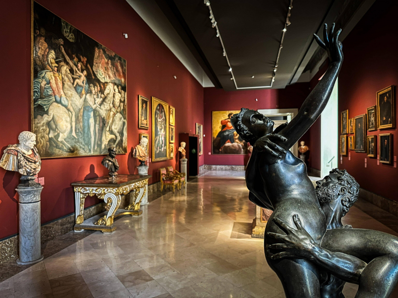 Museo di Capodimonte w Neapolu. Fot. EPA/CESARE ABBATE