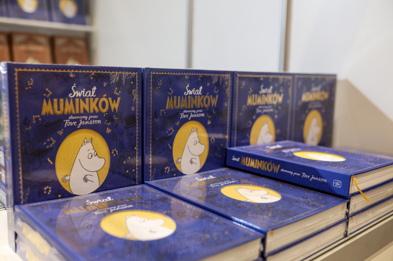 Książka Tove Jansson na Targach Książki w Katowicach, 2024 r. Fot. PAP/Michał Meissner