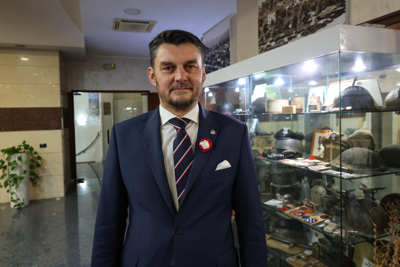 Szef Urzędu ds. Kombatantów i Osób Represjonowanych Lech Parell. Fot. PAP/Albert Zawada