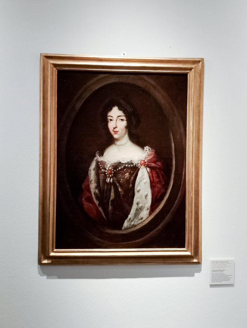 Portret Marysieńki Sobieskiej na wystawie w Rzymie, fot. PAP/Sylwia Wysocka