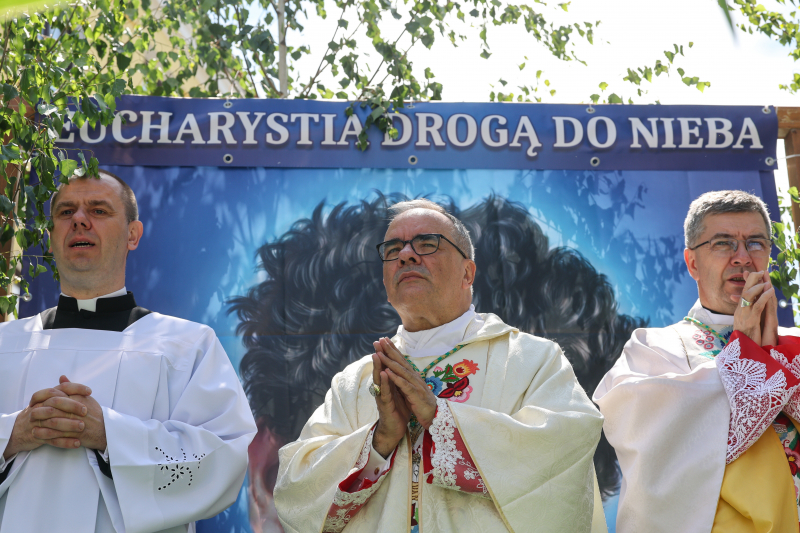 Procesja Bożego Ciała w Łowiczu, 19 czerwca 2025 r. Fot. PAP/Marian Zubrzycki