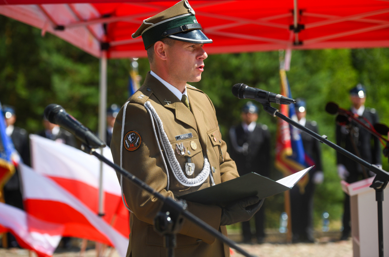 Obchody 80. rocznicy Obławy Augustowskiej w Gibach przy Wzgórzu Krzyży. Fot. PAP/Michał Zieliński