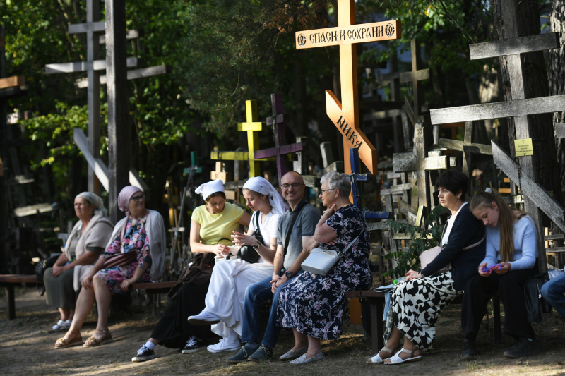 Grabarka, nazywana często "prawosławną Częstochową", jest najważniejszym miejscem kultu religijnego wyznawców prawosławia w Polsce. Fot. PAP/Michał Zieliński