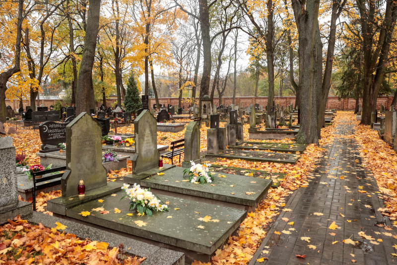 Zabytkowy Muzułmański Cmentarz Tatarski w Warszawie. Fot. PAP/Szymon Pulcyn