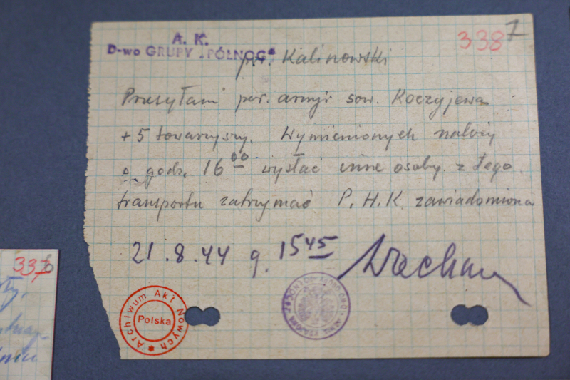 Warszawa, 31.07.2026 r. Obchody 82. rocznicy Powstania Warszawskiego. Pokaz unikatowych materiałów archiwalnych w siedzibie Archiwum Akt Nowych. Fot. PAP/Szymon Pulcyn