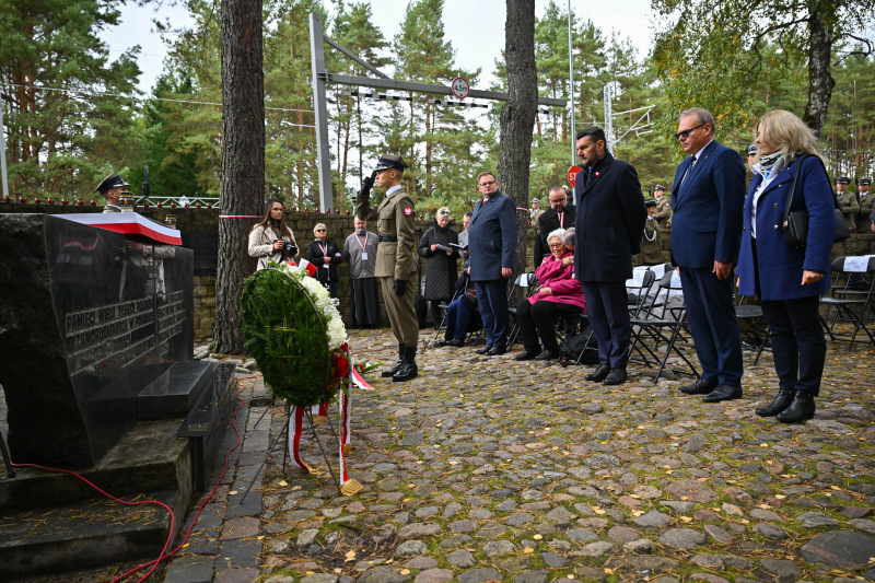 Ponary, Litwa, 24.09.2026. Obchody upamiętniające Ofiary Zbrodni Ponarskiej w Wilnie i na Wileńszczyźnie, przy Polskiej Kwaterze Ponarskiej. Fot. PAP/Przemysław Piątkowski