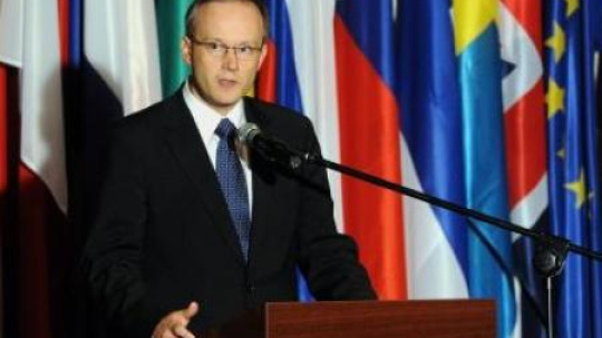 Prezes IPN Łukasz Kamiński podczas obchodów Europejskiego Dnia Pamięci Ofiar Reżimów Totalitarny. Fot. PAP/G. Jakubowski