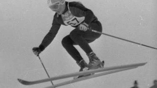 Andrzej Bachleda-Curuś na X Zimowych Igrzyskach Olimpijskich. Grenoble, 1968-02. Fot. PAP/CAF 