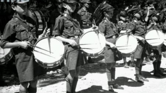 Obóz harcerzy krakowskich w Rymanowie. Lipiec 1937 r. Fot. NAC