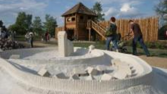 Gród Piastów na Zawodziu. Fot. PAP/T. Wojtasik