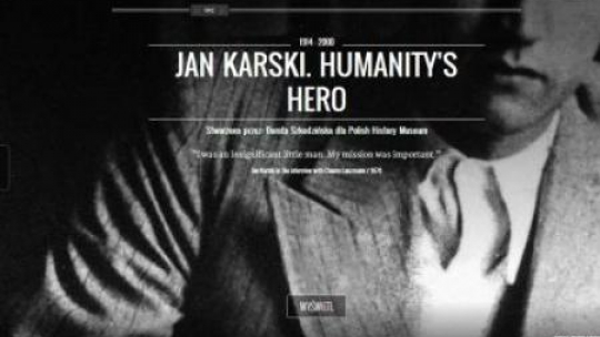 Wystawa MHP "Jan Karski. Bohater ludzkości" w Google Cultural Institute.