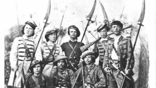 Powstańcy styczniowi. Źródło: Biblioteka Narodowa