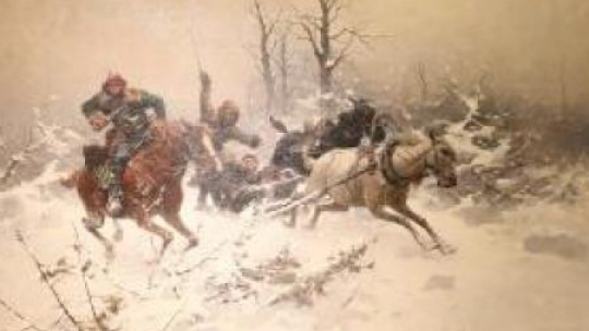 Józef Brandt "Ucieczka". Fot. PAP/L. Szymański