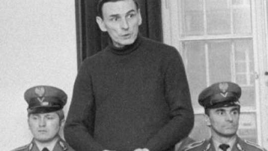 Zbigniew Romaszewski podczas procesu organizatorów Radia „Solidarność”. Warszawa, 1983. Fot. PAP/CAF/Z. Matuszewski  