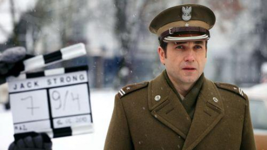 Marcin Dorociński na planie filmu "Jack Strong". Fot. M. Makowski