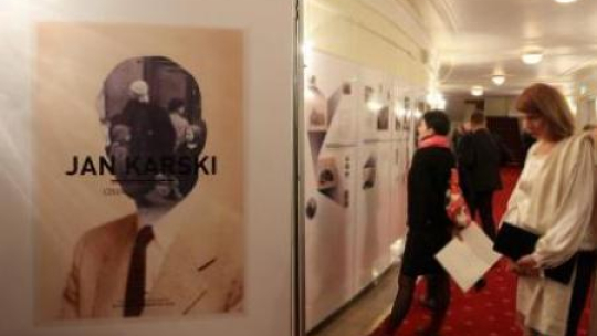Polskojęzyczna wersja wystawy MHP "Jan Karski. Człowiek wolności". Fot. PAP/S. Supernak
