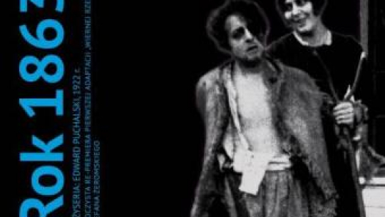 Plakat filmu "Rok 1863" w reż. Edwarda Puchalskiego 