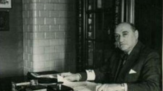 Prezes Rady Żydowskiej w getcie warszawskim - inż. Adam Czerniaków, III 1942 (AWAR I-2). Źródło: ŻIH