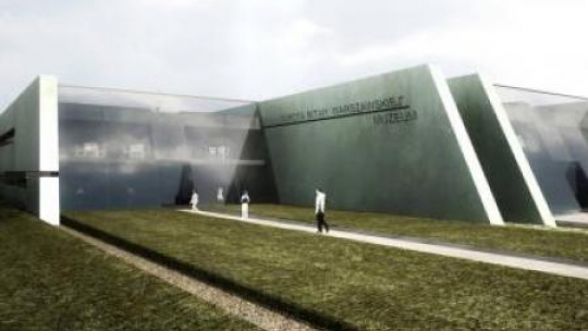Wizualizacja Muzeum Bitwy Warszawskiej w Ossowie. Źródło: "Park Kulturowy – Ossów – Wrota Bitwy Warszawskiej 1920 roku"