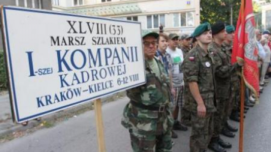 48. Marsz Szlakiem I Kompanii Kadrowej. Fot. PAP/J. Bednarczyk