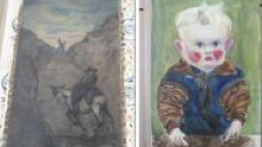 Fotografie odnalezionych obrazów opublikowane na stronie www.lostart.de Fot. PAP/EPA
