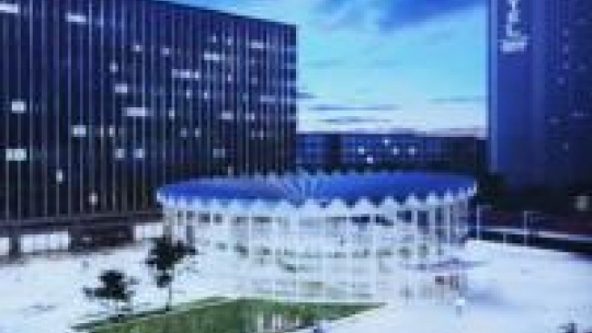 Wizualizacja zwycięskiego projektu. Fot. PAP/L.Szymański