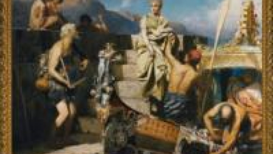 Henryk Siemiradzki "Żebrzący Rozbitek". Źródło: Dom Aukcyjny Sotheby's; www.sothebys.com