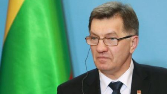 Premier Litwy Algirdas Butkeviczius. Fot. PAP/R. Pietruszka