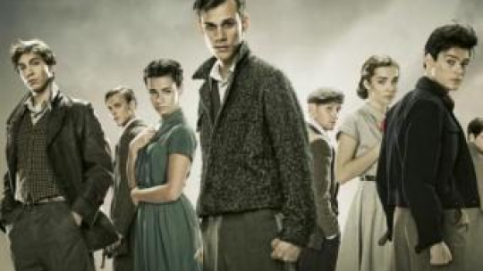 Plakat do filmu "Kamienie na szaniec". Monolith Films