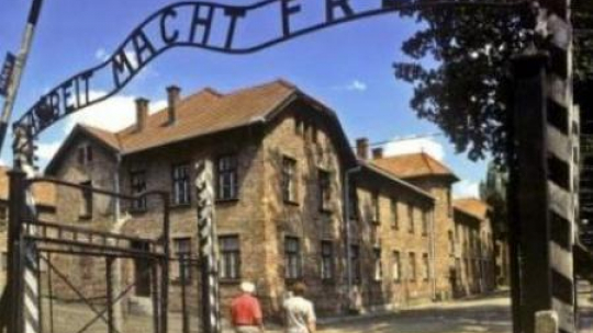 Brama z napisem „Arbeit macht frei” wiodąca do KL Auschwitz. Fot. PAP/J. Ochoński