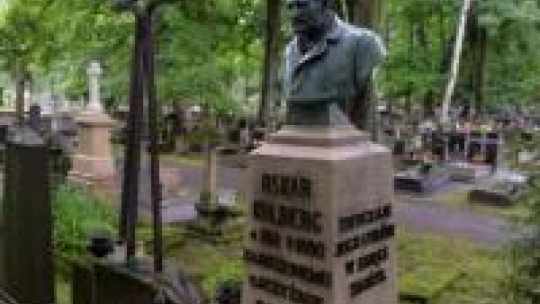 Nagrobek Oskara Kolberga w Krakowie.Fot. PAP/J.Bednarczyk