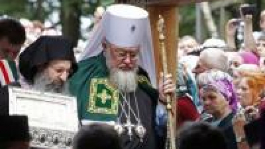 Uroczystości w sanktuarium na Św. Górze Grabarce z okazji przybycia relikwii św. Marii Magdaleny. Fot. PAP/A. Reszko