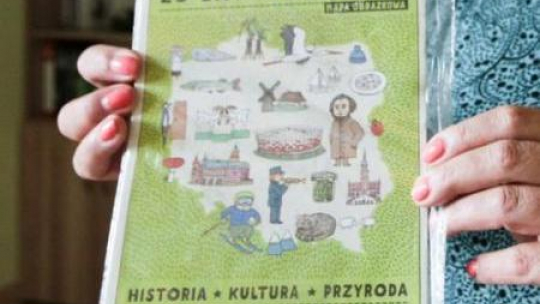 Mapa „Polska. 25 lat wolności". Fot. PAP/L. Muszyński