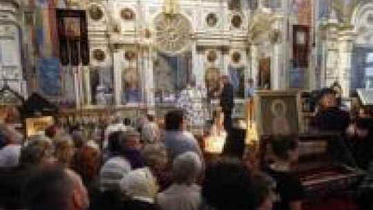 Uroczystości zw. z 22. rocznicą przeniesienia z Grodna do Białegostoku relikwii męczennika Gabriela. Fot. PAP/A. Reszko