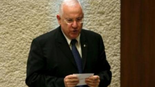 Prezydent Izraela R. Riwlin. Fot. PAP/EPA