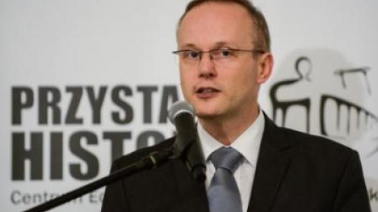 Prezes IPN Łukasz Kamiński. Fot. PAP/J. Kamiński