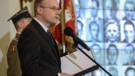 Prezes IPN Łukasz Kamiński. Fot. PAP/J. Kamiński