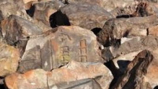Macewy z wystawy "Okno czasu". Źródło: Muzeum na Majdanku