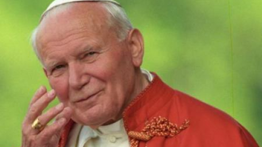 Papież Jan Paweł II. Żywiec 22.05.1995. Fot. PAP/P. Kopczyński