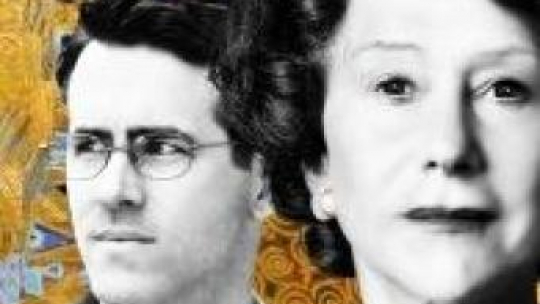 Fragment afisza filmu "Złota dama"