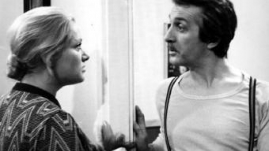 Andrzej Kopiczyński i Anna Seniuk w "Czterdziestolatku". PAP/W. Rozmysłowicz