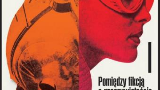Plakat wystawy "Pomiędzy fikcją a rzeczywistością. Polski fotomontaż modernistyczny 1924-1964"
