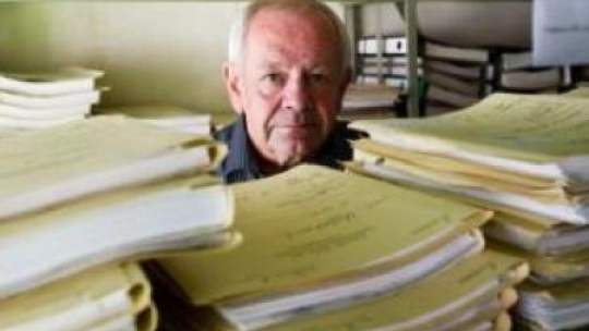 Szef Centralnego Urzędu Ścigania Zbrodni Nazistowskich Kurt Schrimm. Fot. PAP/EPA