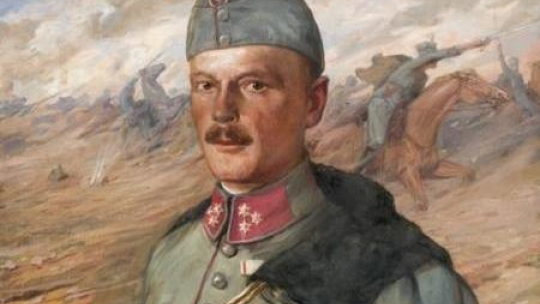 Rtm. Zbigniew Dunin-Wąsowicz. Portret K. Żelechowskiego. Źródło: Muzeum Narodowe w Krakowie
