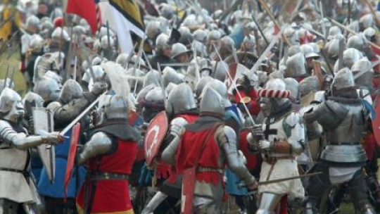  Inscenizacja bitwy pod Grunwaldem Fot.PAP/Tomasz Waszczuk