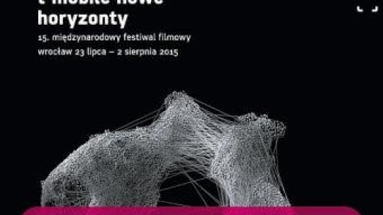 Plakat 15 edycji Festiwalu Nowe Horyzonty