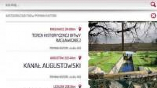 Aplikacja mobilna Narodowego Instytutu Dziedzictwa „Zabytki w Polsce”. Źródło: Narodowy Instytut Dziedzictwa